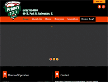 Tablet Screenshot of primospizzacarbondale.com